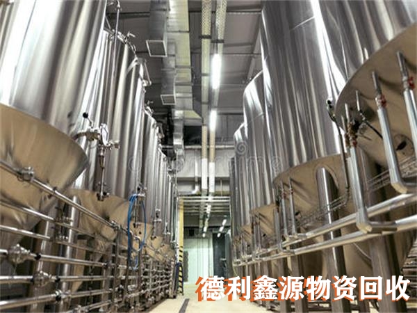 酒厂设备回收，啤酒厂回收，酒厂生产线回收